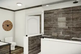 The sumner bathroom home features