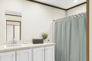 Impact bathroom home features