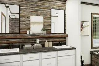 The sumner bathroom home features