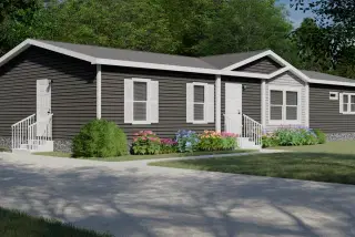 The shoreline hero, elevation, and exterior home features
