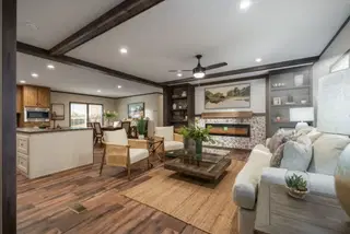 Mountain view home features