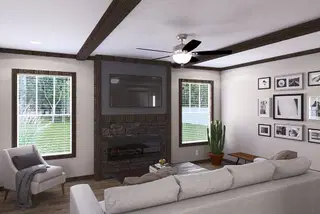 The jackson interior home features