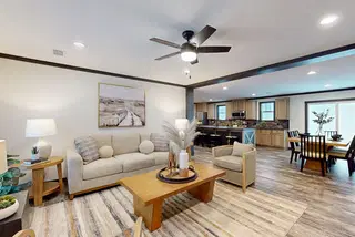 Boujee lux hero and interior home features