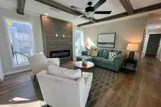 The truman interior home features