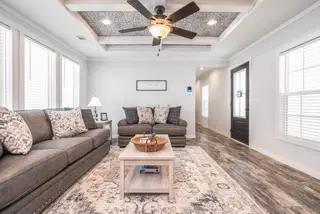 The dewey interior home features