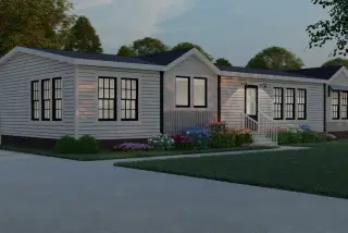 The liza jane elevation and exterior home features
