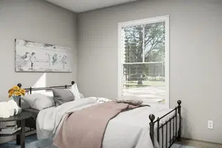 The revere bedroom home features