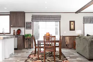 The riverway interior home features