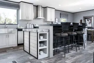 The shoreline kitchen home features