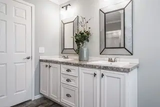 The jefferson bathroom home features