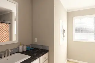 The big easy bathroom home features