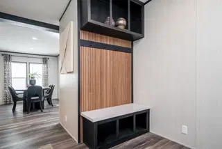 The dark nova interior home features