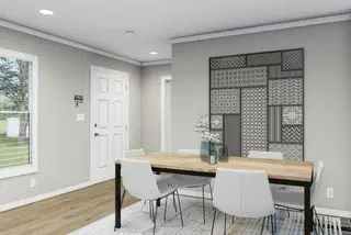 The franklin interior home features