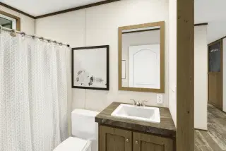 Grand living 72a bathroom home features