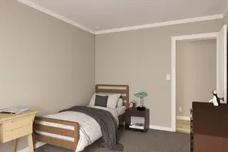 The big easy bedroom home features