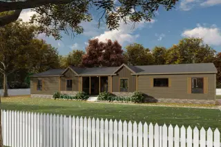 The bryant hero, elevation, and exterior home features