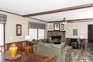 The riverway interior home features
