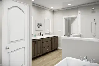 The huxton ii bathroom home features