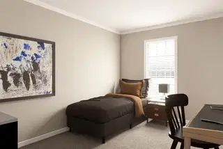 The big easy bedroom home features