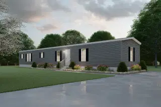 The walsh elevation and exterior home features