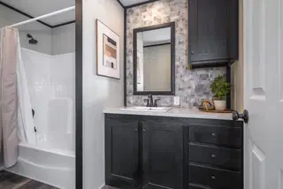 The dark nova bathroom home features