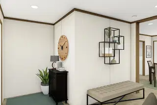 Glimpse interior home features