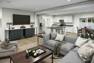 The parker interior home features