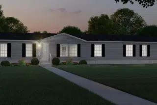The roddy elevation and exterior home features