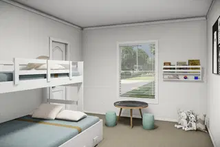 The parker bedroom home features