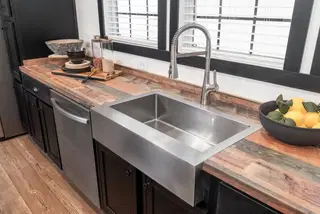 The mill house kitchen home features