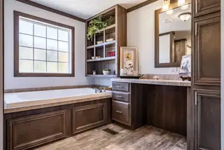 The turner bathroom home features
