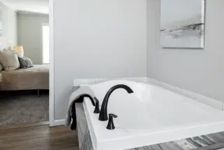 The jefferson bathroom home features