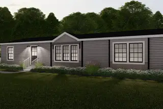 The avalyn elevation and exterior home features