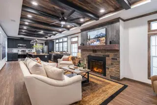 The mill house interior home features