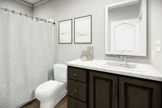 The huxton ii bathroom home features