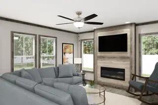 The madison interior home features