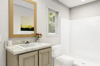 Move on up bathroom home features