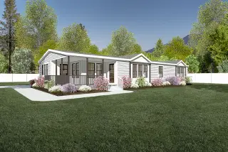 The lulamae elevation and exterior home features