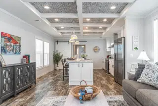 The dewey interior home features