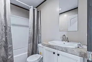 Grand bathroom home features