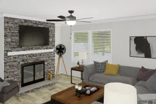 Grand living 76 interior home features