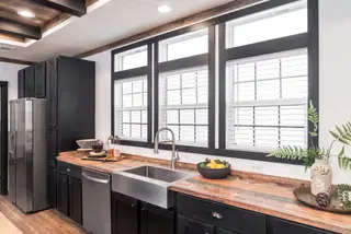 The mill house kitchen home features
