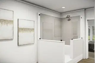The parker bathroom home features