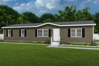 The morris elevation and exterior home features