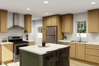 Move on Up Clayton mobile home interior