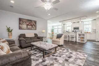 The hewitt interior home features