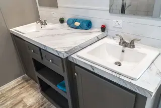 Major bathroom home features