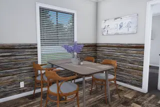 The hollywood interior home features