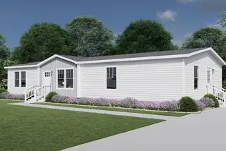 Lovely day elevation and exterior home features