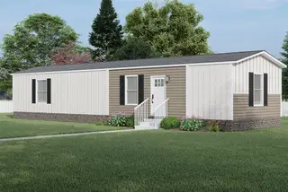 Lewis elevation and exterior home features